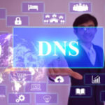 DNS meaning of Domain Name System – business concept