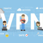 VPN concept illustration.