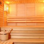 12268667 – the smart sauna finished with a natural tree