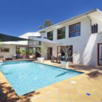 15616648 – modern backyard with swimming pool in australian mansion