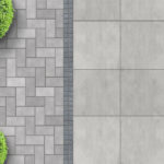 permeable paving from above