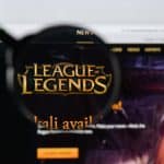 Milan, Italy – August 20, 2018: League Of Legends website homepage. League Of Legends logo visible.